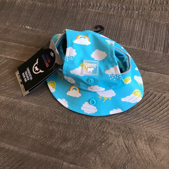Canada Pooch Other - Canada Pooch Bundle Torrential Tracker Rain Hat for Dogs size Medium